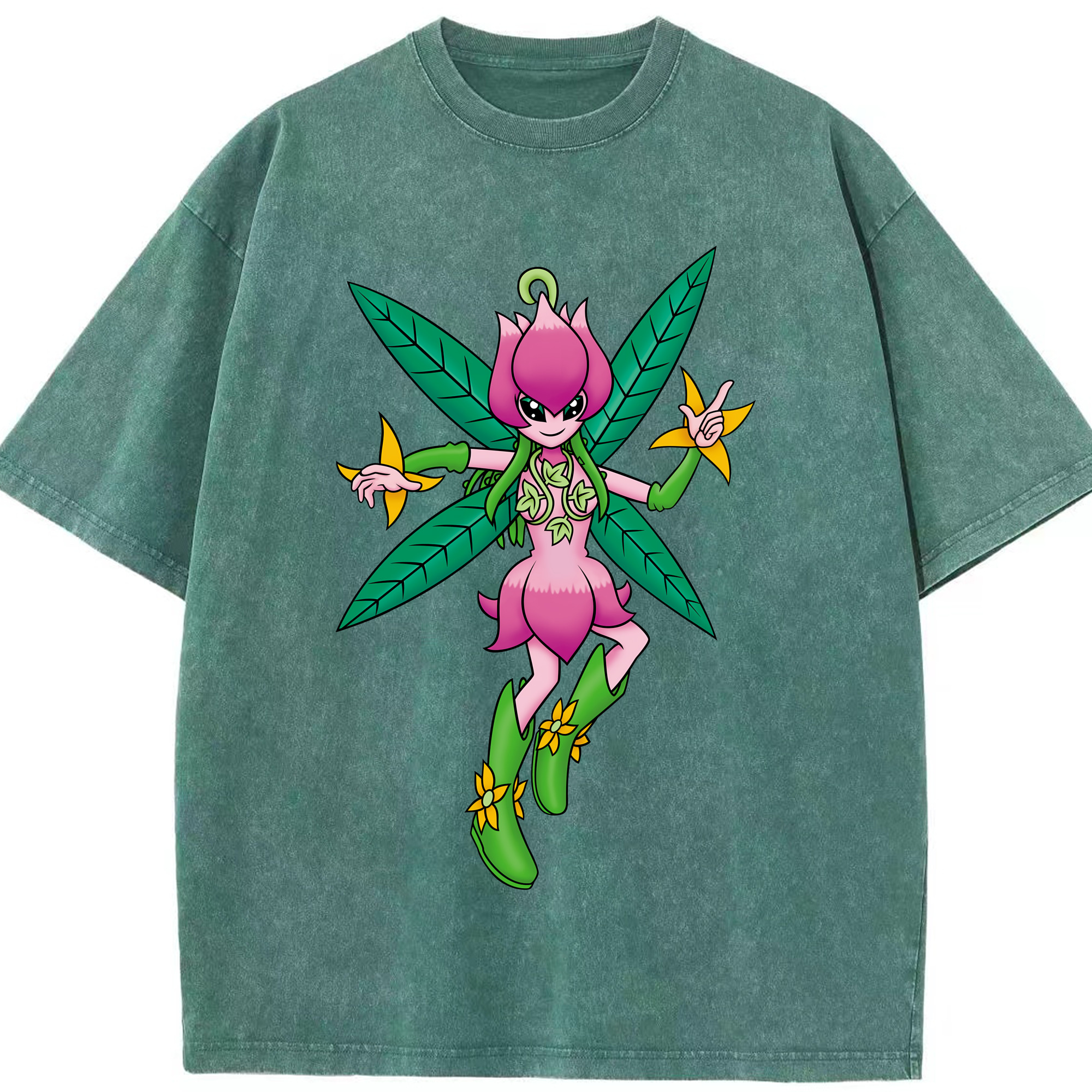 （画像用） Digimon デジタルモンスター/デジモン 綿100% ヴィンテージ風 半袖Tシャツ（フロントプリント）